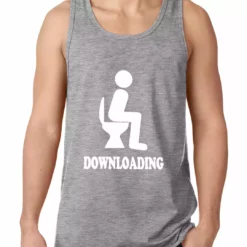 Bewild Cool Funny & Offensive Funny Downloading Poop Tank Top 7 Bewild Cool Funny & Offensive Funny Downloading Poop Tank Top