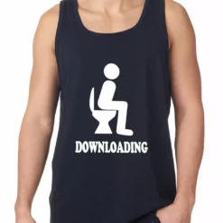 Bewild Cool Funny & Offensive Funny Downloading Poop Tank Top 8 Bewild Cool Funny & Offensive Funny Downloading Poop Tank Top