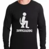 Bewild Funny Downloading Poop Thermal Shirt