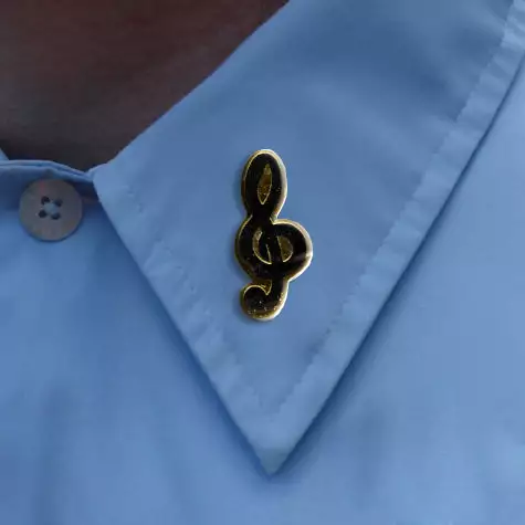 Bewild G-Clef Lapel Pin 4 Bewild G-Clef Lapel Pin