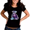 Bewild Galaxy Cartoon Hand Holding Diamond Girl's T-Shirt