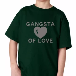 Bewild Cool Funny & Offensive Gangsta Of Love Heart Teardrop Kids T-shirt