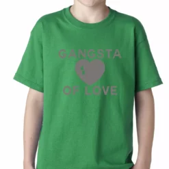 Bewild Cool Funny & Offensive Gangsta Of Love Heart Teardrop Kids T-shirt