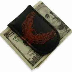 Bewild Genuine Leather Magnetic Money Clip (Eagle)