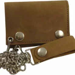 Bewild Genuine Rustic Leather Chain Wallet Wallets & Chains