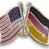 Bewild German American Lapel Pin