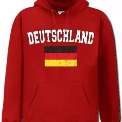 Bewild Nationality & Ethnic Germany "Deutschland" Vintage Flag International Hoodie