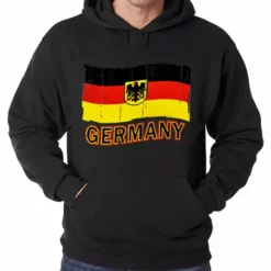 Bewild Germany Vintage Flag Adult Hoodie Nationality & Ethnic