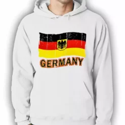 Bewild Germany Vintage Flag Adult Hoodie Nationality & Ethnic