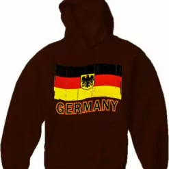 Bewild Germany Vintage Flag Adult Hoodie Nationality & Ethnic