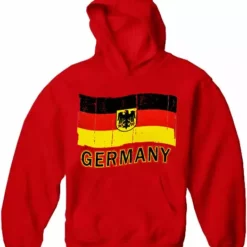 Bewild Germany Vintage Flag Adult Hoodie Nationality & Ethnic