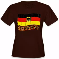 Bewild Germany Vintage Flag Girl's T-Shirt Nationality & Ethnic 13 Bewild Germany Vintage Flag Girl's T-Shirt Nationality & Ethnic