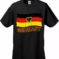 Bewild Nationality & Ethnic Germany Vintage Flag Men's T-Shirt