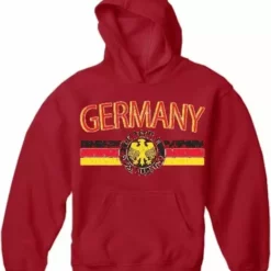 Bewild Nationality & Ethnic Germany Vintage Shield International Hoodie