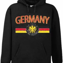 Bewild Nationality & Ethnic Germany Vintage Shield International Hoodie