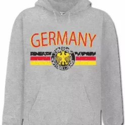 Bewild Nationality & Ethnic Germany Vintage Shield International Hoodie