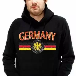 Bewild Nationality & Ethnic Germany Vintage Shield International Hoodie