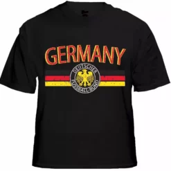 Bewild Nationality & Ethnic Germany Vintage Shield International Mens T-Shirt