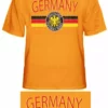 Bewild Nationality & Ethnic Germany Vintage Shield International Mens T-Shirt