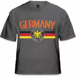 Bewild Nationality & Ethnic Germany Vintage Shield International Mens T-Shirt