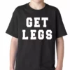 Bewild Cool Funny & Offensive Get Legs Kids T-shirt
