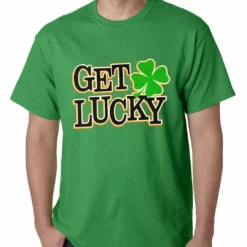 Bewild Get Lucky Irish Shamrock Mens T-shirt St.Patricks Day 14 Bewild Get Lucky Irish Shamrock Mens T-shirt St.Patricks Day
