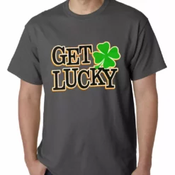 Bewild Get Lucky Irish Shamrock Mens T-shirt St.Patricks Day 16 Bewild Get Lucky Irish Shamrock Mens T-shirt St.Patricks Day
