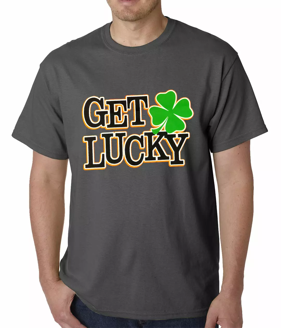 Bewild Get Lucky Irish Shamrock Mens T-shirt St.Patricks Day 6 Bewild Get Lucky Irish Shamrock Mens T-shirt St.Patricks Day