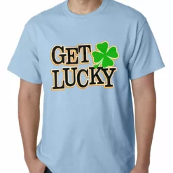 Bewild Get Lucky Irish Shamrock Mens T-shirt St.Patricks Day 19 Bewild Get Lucky Irish Shamrock Mens T-shirt St.Patricks Day