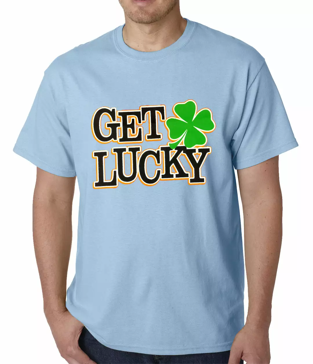 Bewild Get Lucky Irish Shamrock Mens T-shirt St.Patricks Day 9 Bewild Get Lucky Irish Shamrock Mens T-shirt St.Patricks Day
