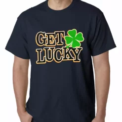 Bewild Get Lucky Irish Shamrock Mens T-shirt St.Patricks Day 20 Bewild Get Lucky Irish Shamrock Mens T-shirt St.Patricks Day