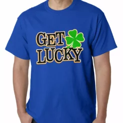 Bewild Get Lucky Irish Shamrock Mens T-shirt St.Patricks Day 22 Bewild Get Lucky Irish Shamrock Mens T-shirt St.Patricks Day