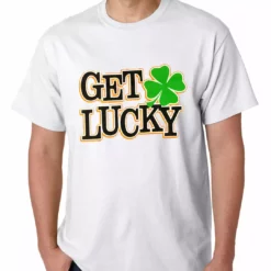 Bewild Get Lucky Irish Shamrock Mens T-shirt St.Patricks Day 23 Bewild Get Lucky Irish Shamrock Mens T-shirt St.Patricks Day