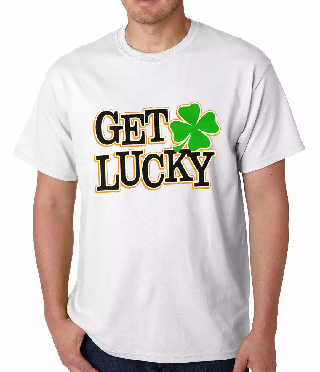 Bewild Get Lucky Irish Shamrock Mens T-shirt St.Patricks Day 13 Bewild Get Lucky Irish Shamrock Mens T-shirt St.Patricks Day