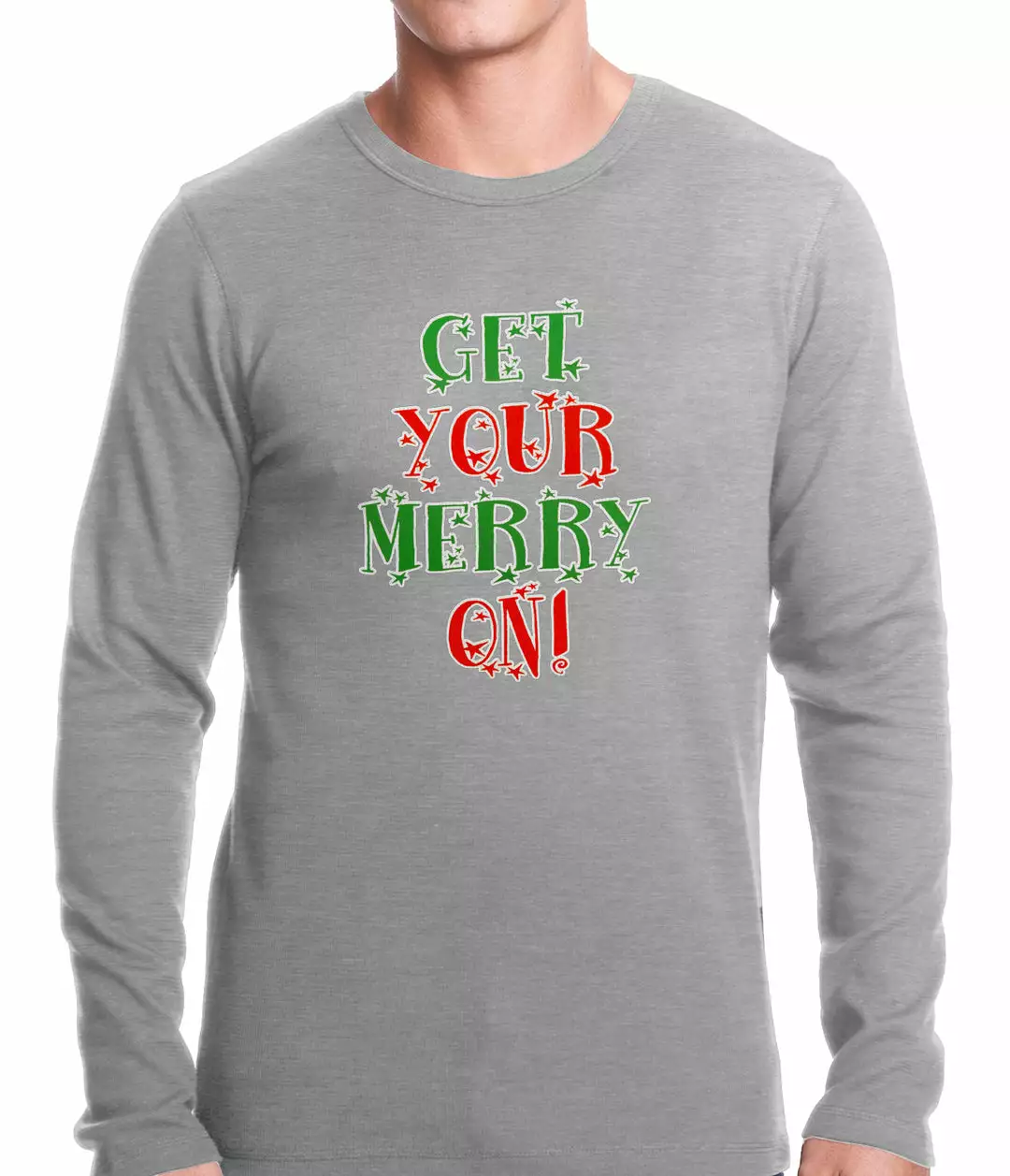 Bewild Get Your Merry On Christmas Thermal Shirt Holiday Prints 5 Bewild Get Your Merry On Christmas Thermal Shirt Holiday Prints