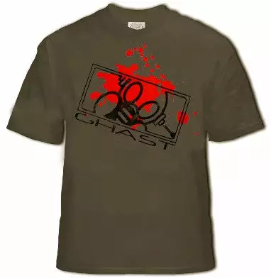 Bewild Ghast Bloody Death Mask T-Shirt (Army Green) 4 Bewild Ghast Bloody Death Mask T-Shirt (Army Green)