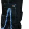 Bewild Ghast Cargo Drawstring Pants (Black/ Light Blue)