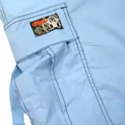 Bewild Ghast Cargo Drawstring Pants (Light Blue With Black)