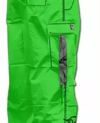 Bewild Ghast Cargo Drawstring Pants (Lime/Black)