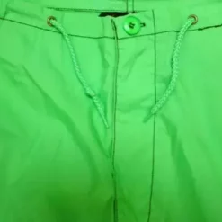 Bewild Ghast Cargo Drawstring Pants (Lime/Black)