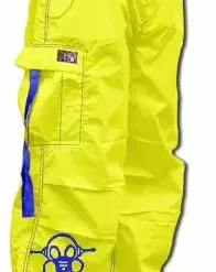 Bewild Ghast Cargo Drawstring Pants (Yellow / Navy)