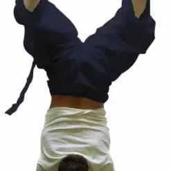 Bewild Ghast Cargo Drawstring Raver Pants (Navy)