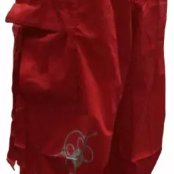 Bewild Ghast Cargo Drawstring Raver Pants (Red)