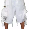 Bewild Ghast Cargo Shorts (White) 1 Bewild Ghast Cargo Shorts (White)