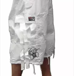 Bewild Ghast Cargo Shorts (White)