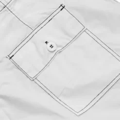 Bewild Ghast Contrast Stitch Cargo Shorts (White/Black) 15 Bewild Ghast Contrast Stitch Cargo Shorts (White/Black)