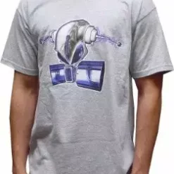 Bewild Ghast Electric Mask T-Shirt (Grey)