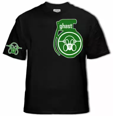 Bewild Ghast Apparel Ghast Grenade T-Shirt (Black) 3 Bewild Ghast Apparel Ghast Grenade T-Shirt (Black)