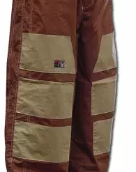 Bewild Ghast Hi-Tech Contrast Pants (Brown/Tan)
