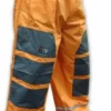 Bewild Ghast Hi-Tech Contrast Pants (Orange / Grey) 1 Bewild Ghast Hi-Tech Contrast Pants (Orange / Grey)